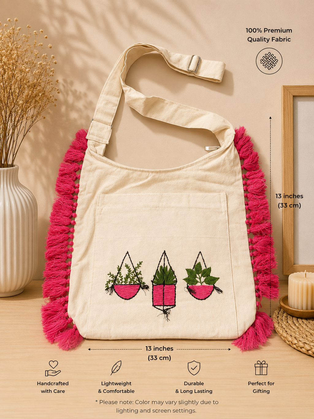 Handmade Jhola Bag Gift Her
