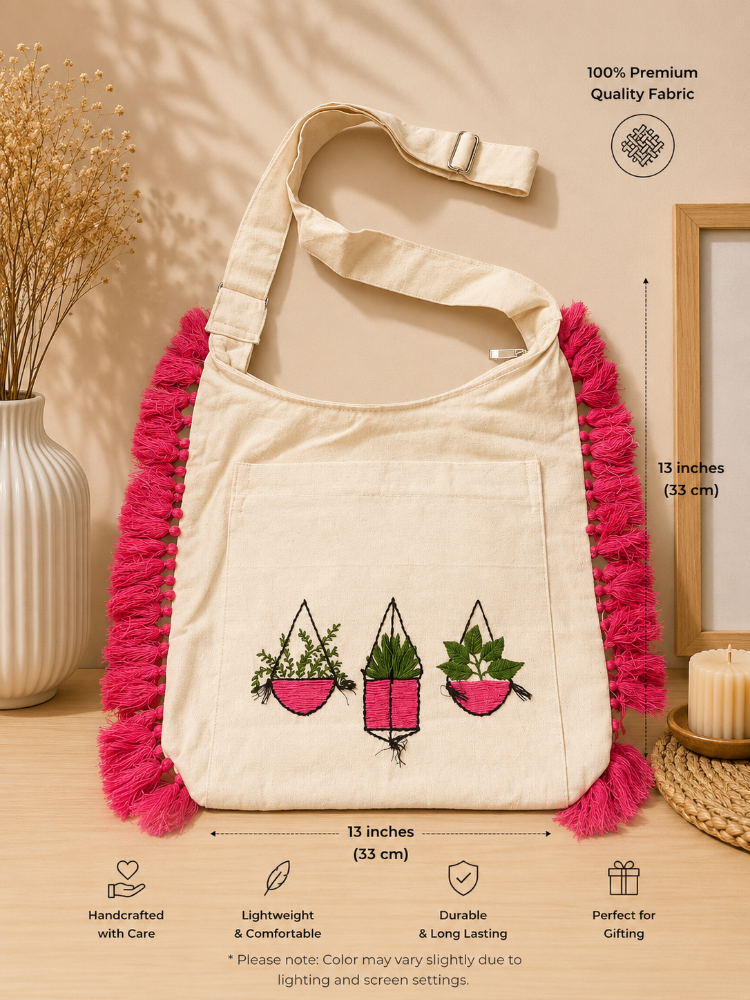 Handmade Jhola Bag Gift Her