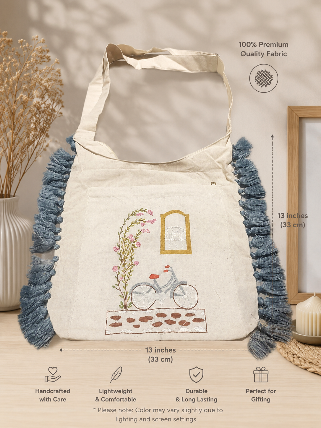 Lightweight Cotton Jhola Bag Rainy Season