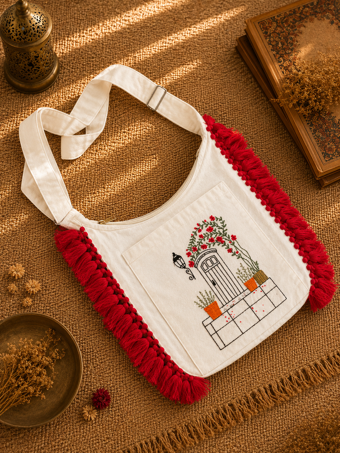 Handmade Embroidery Jhola Bag Corporate Gift Women