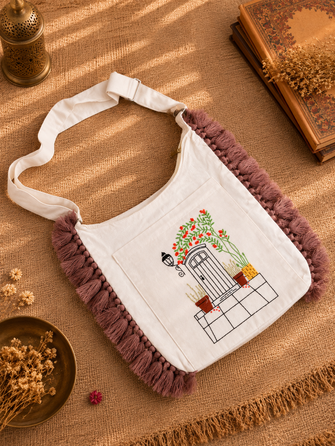 Handmade Embroidery Jhola Bag Corporate Gift Women