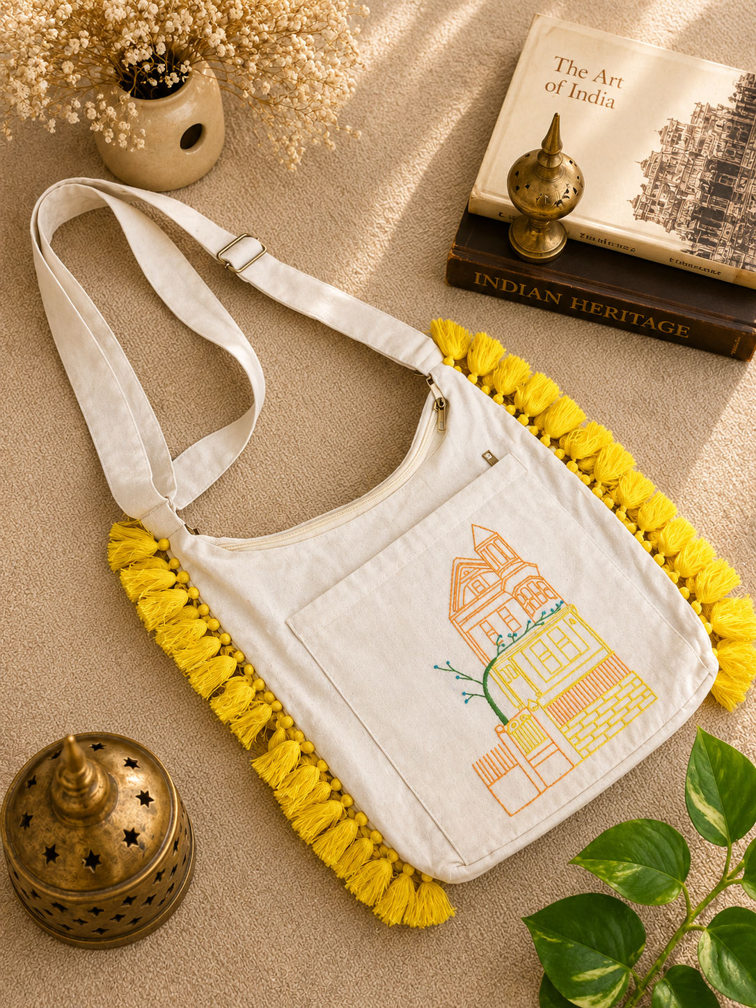 Cotton Jhola Bag For Market Shopping