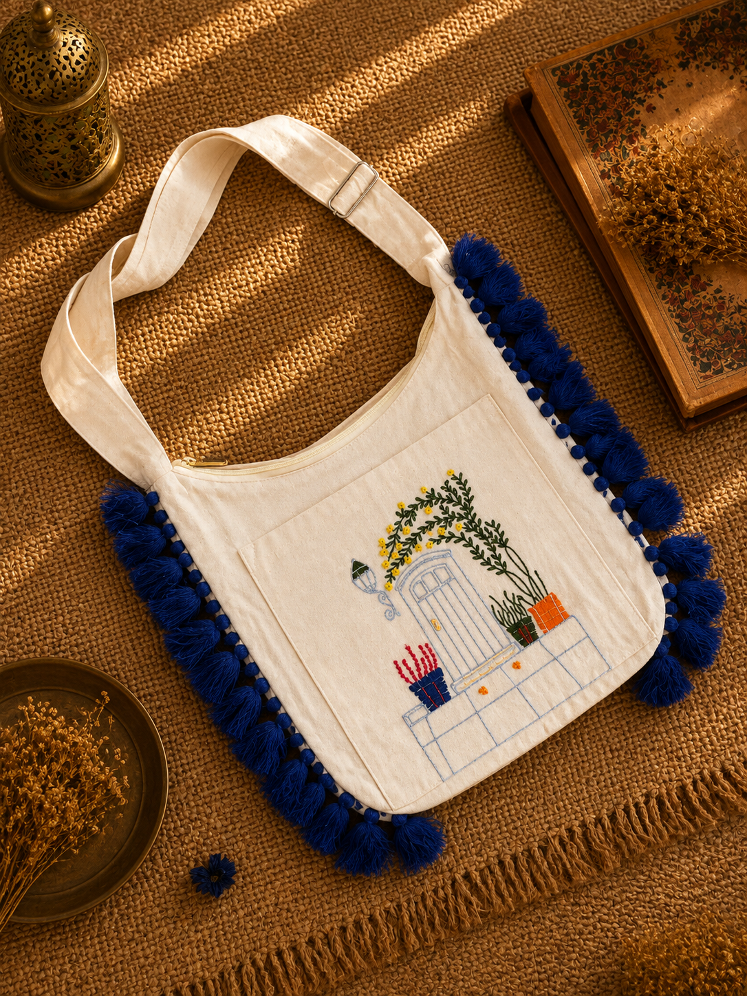 Handmade Embroidery Jhola Bag Corporate Gift Women