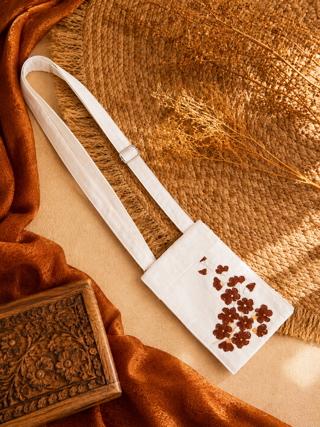 Premium Handcrafted Embroidered Phone Cover