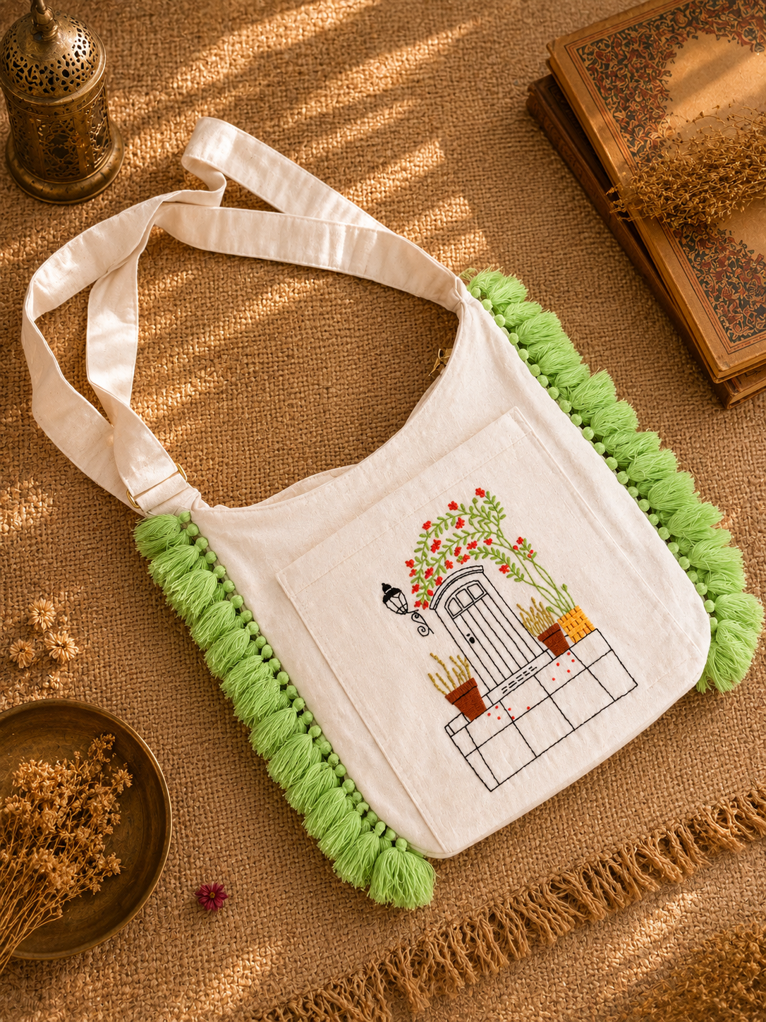 Handmade Embroidery Jhola Bag Corporate Gift Women