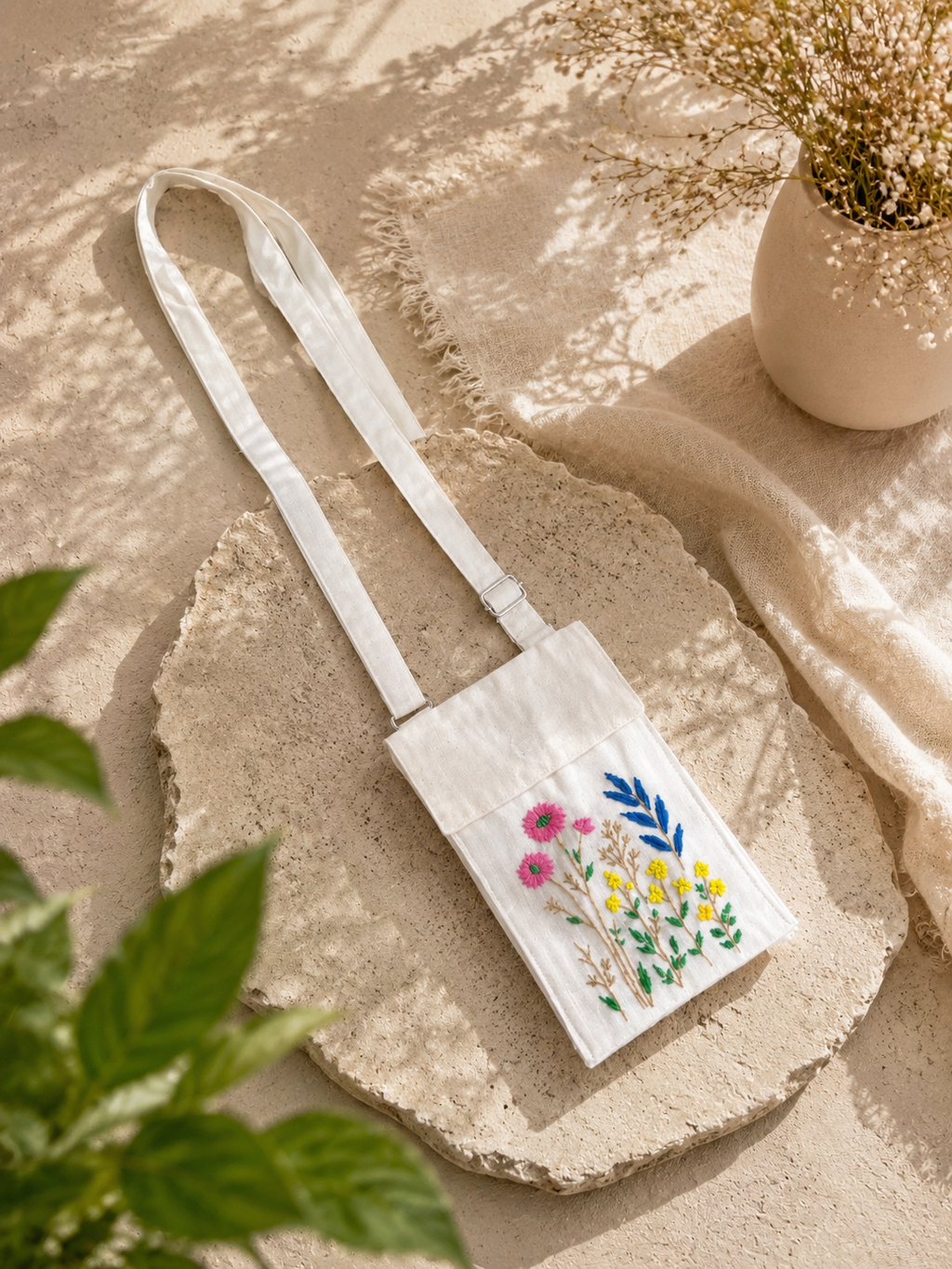 Traditional Embroidery Mobile Cover