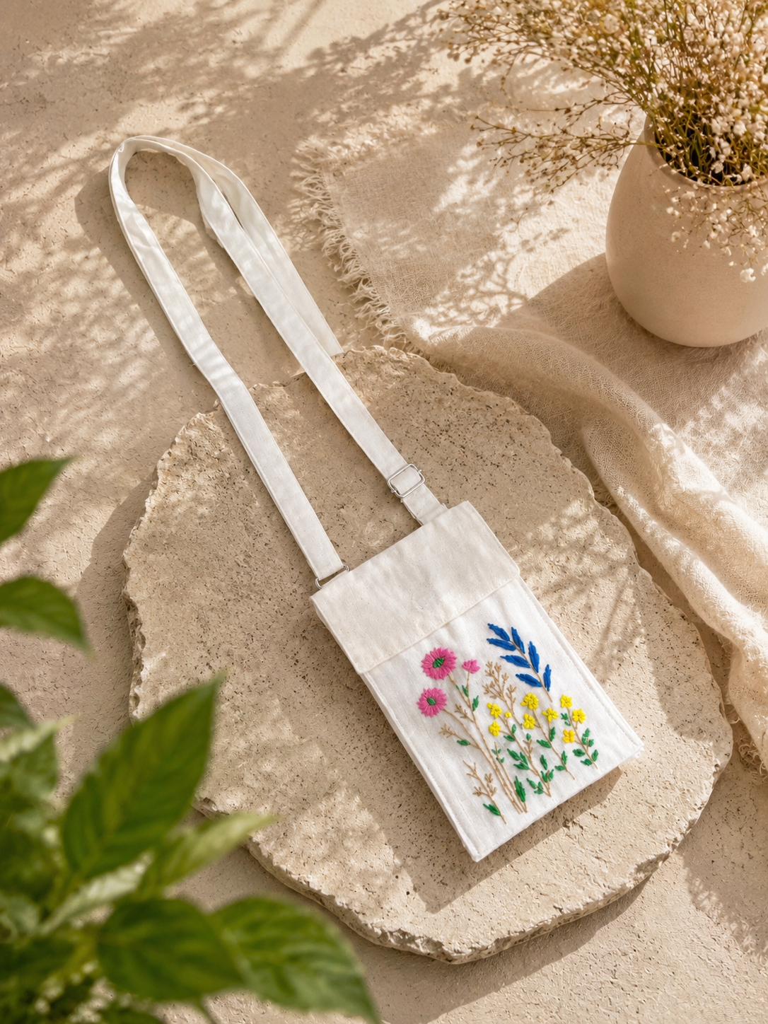 Traditional Embroidery Mobile Cover