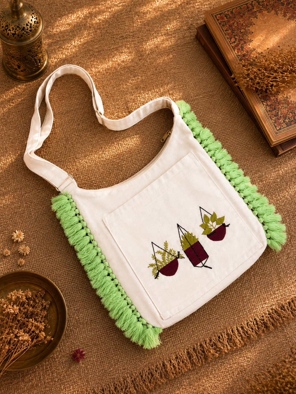 Handmade Jhola Bag Gift Her