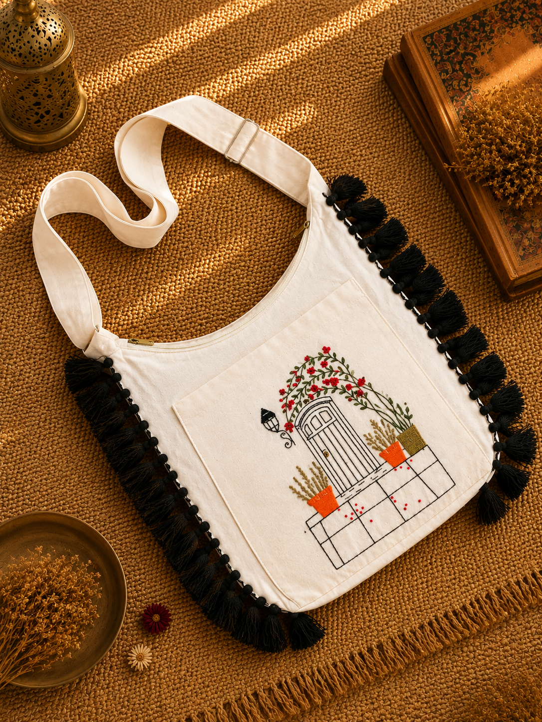 Handmade Embroidery Jhola Bag Corporate Gift Women