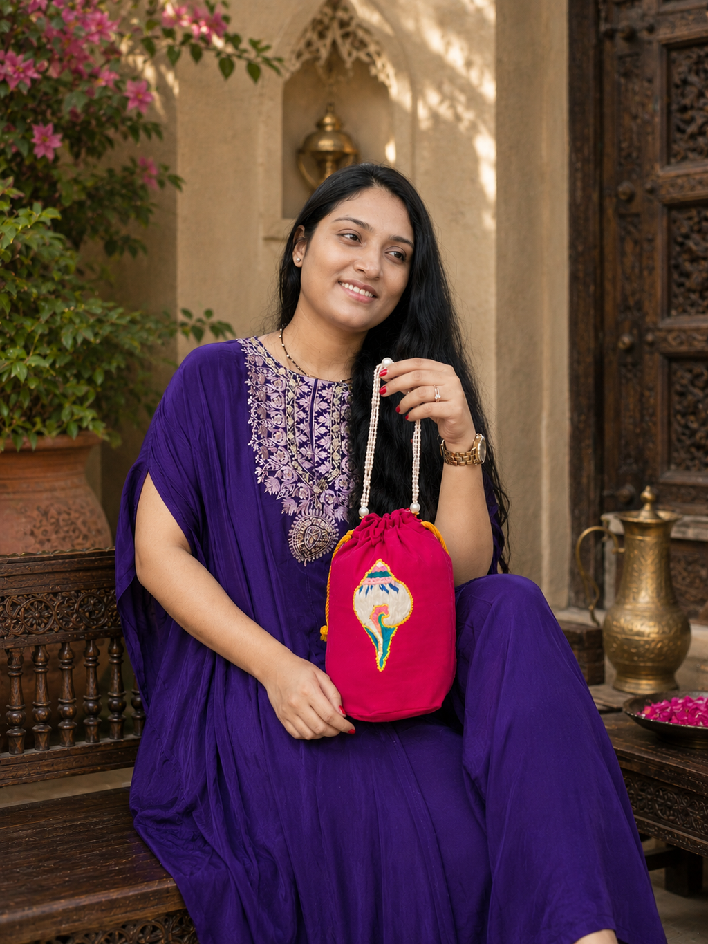 Eco Cotton Batwa Potli Ladies