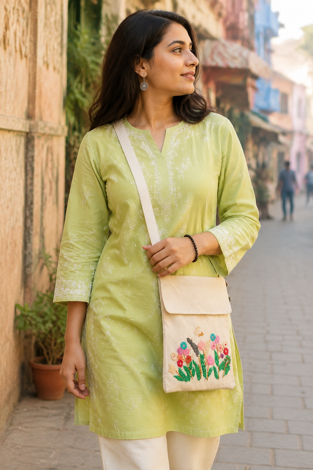 Traditional Handcrafted Embroidered Mobile Cover