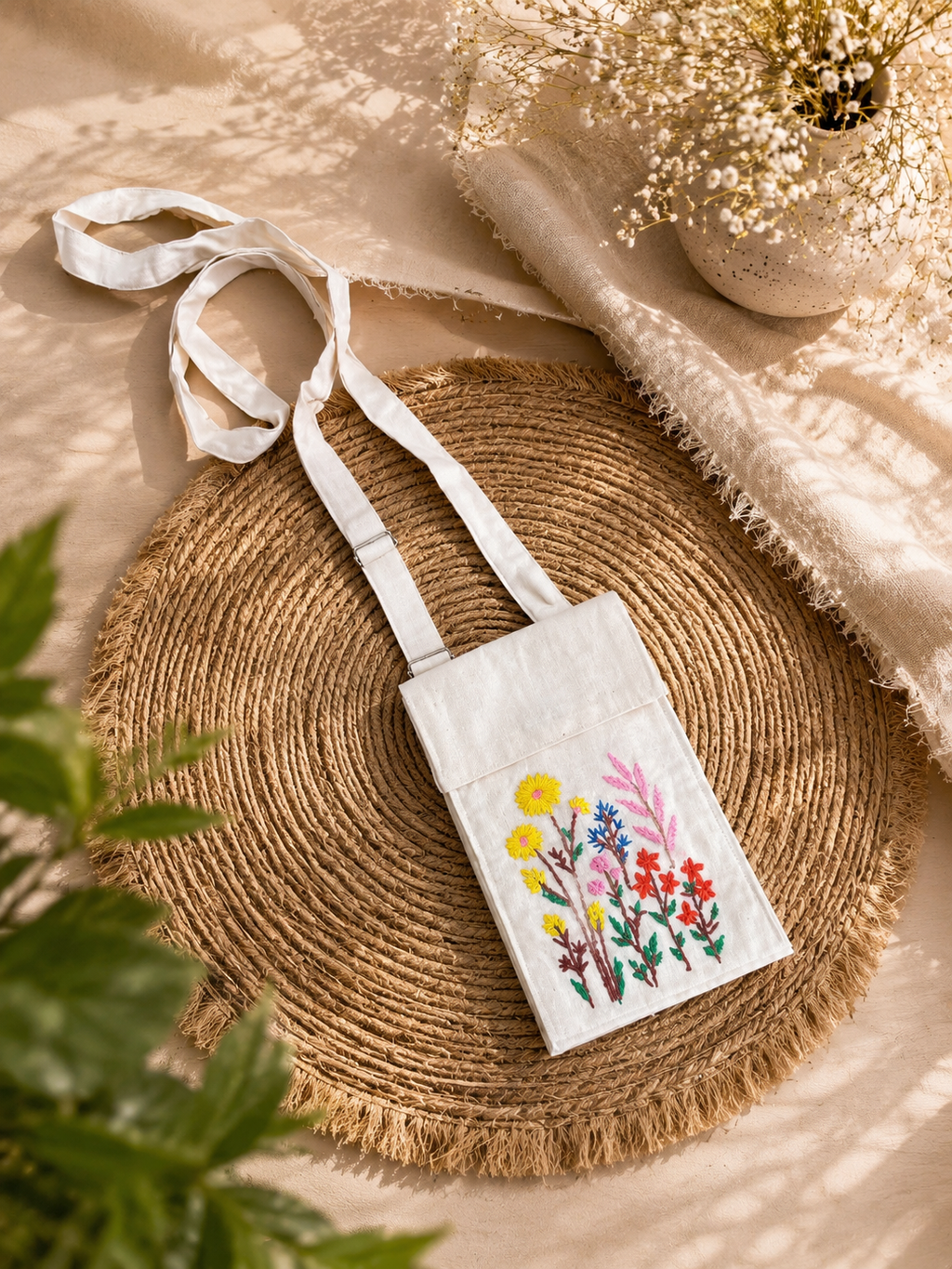 Traditional Embroidery Mobile Cover