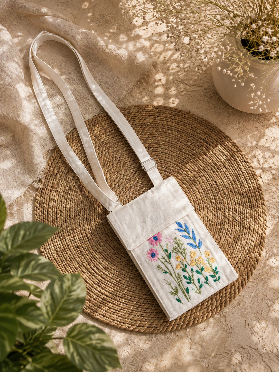 Traditional Embroidery Mobile Cover