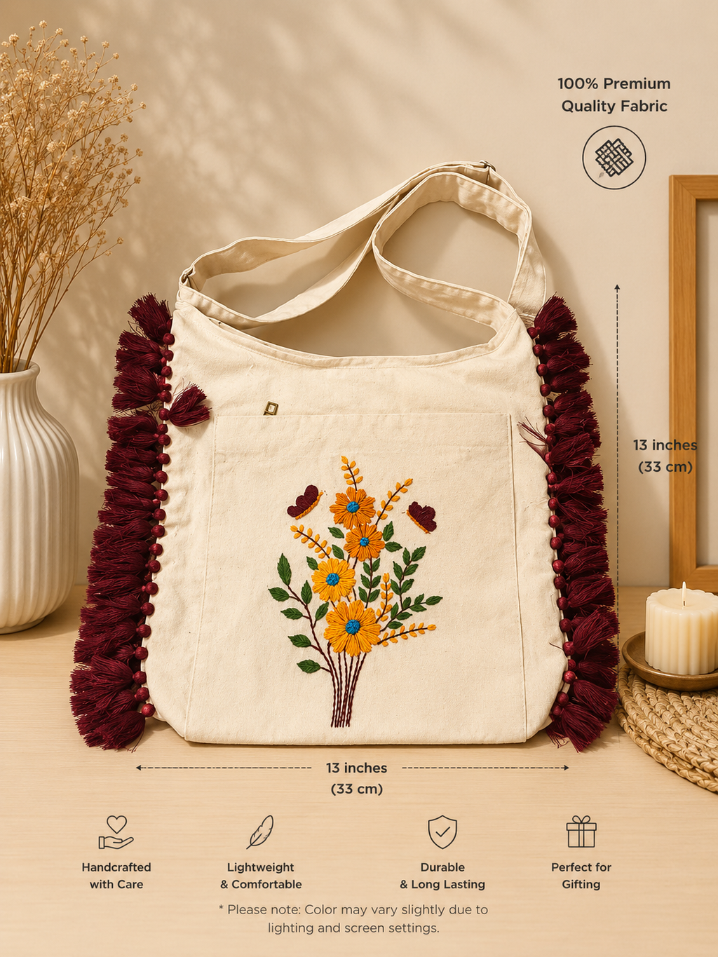 Diwali Cotton Jhola Bag Ladies
