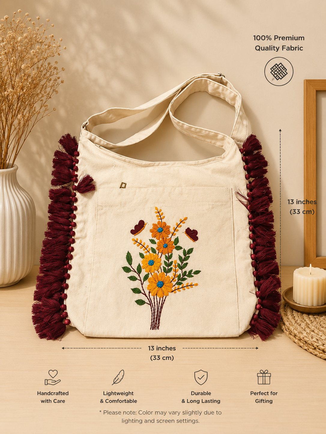 Diwali Cotton Jhola Bag Ladies