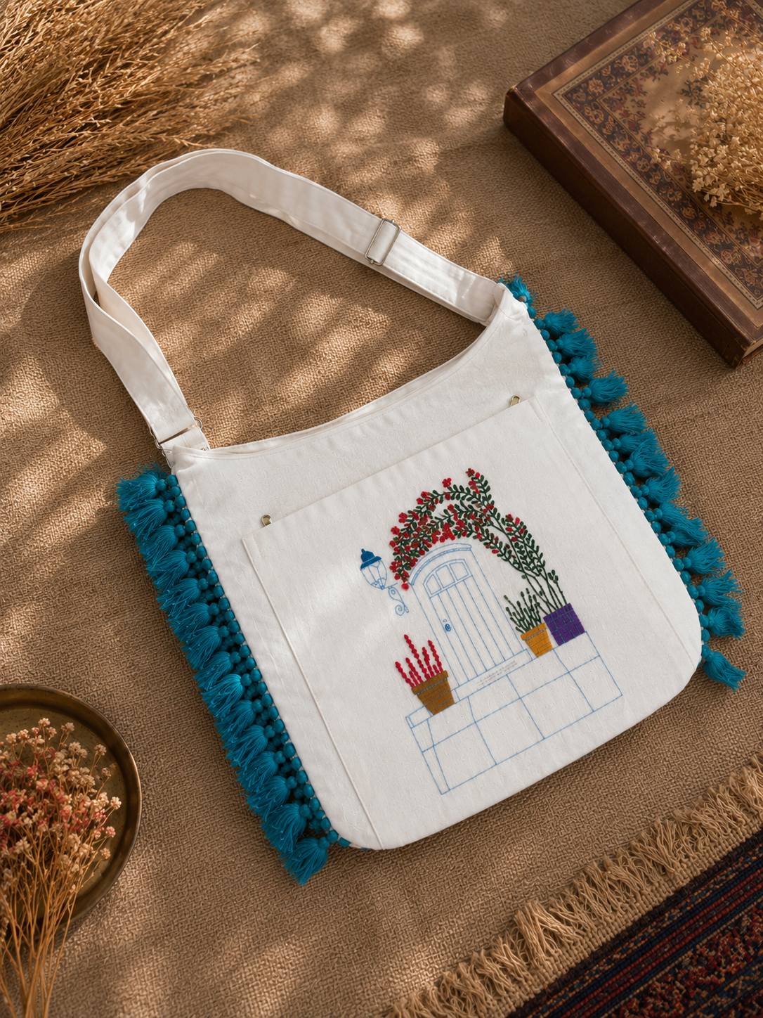 Handmade Embroidery Jhola Bag Corporate Gift Women