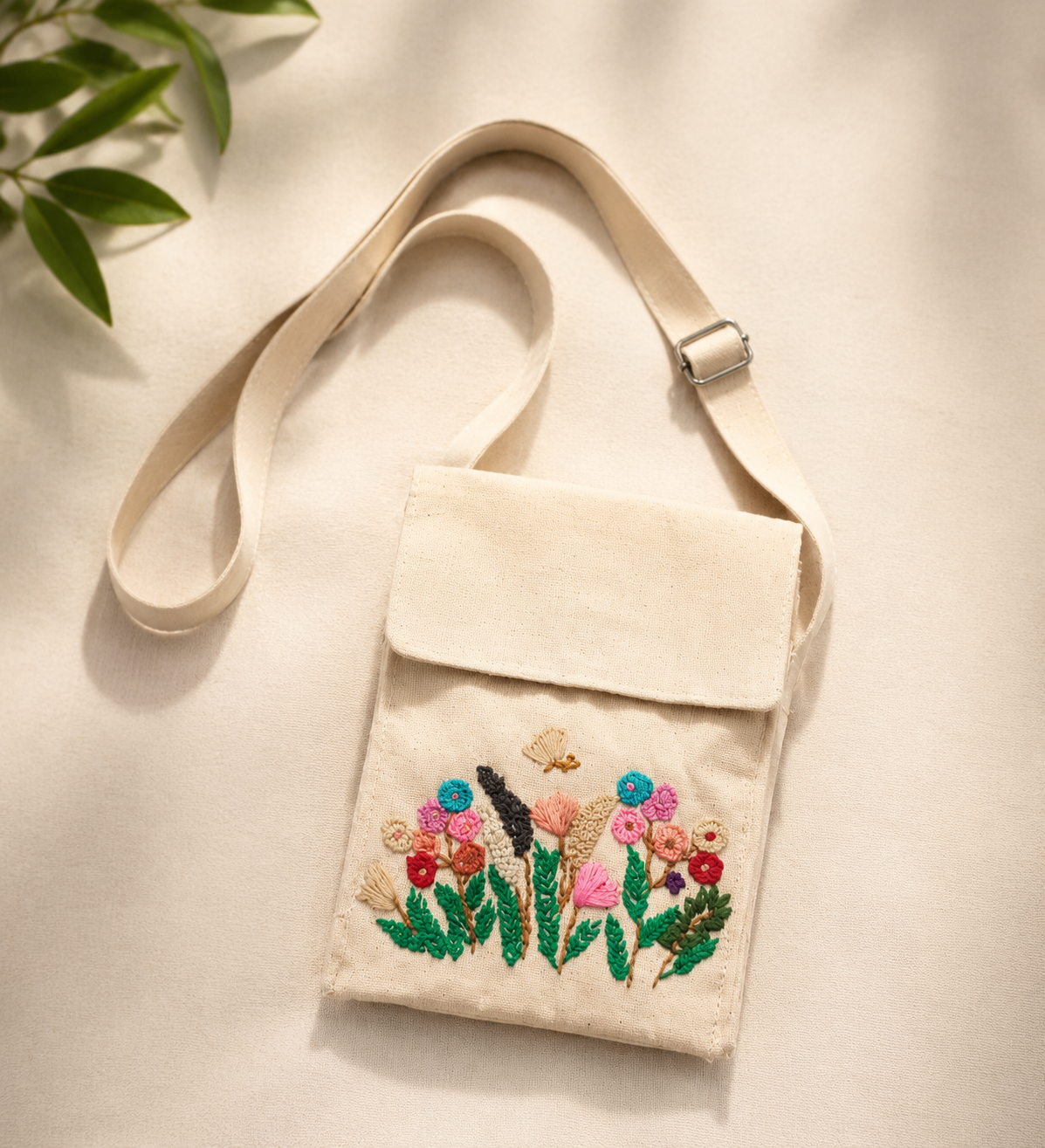 Traditional Handcrafted Embroidered Mobile Cover