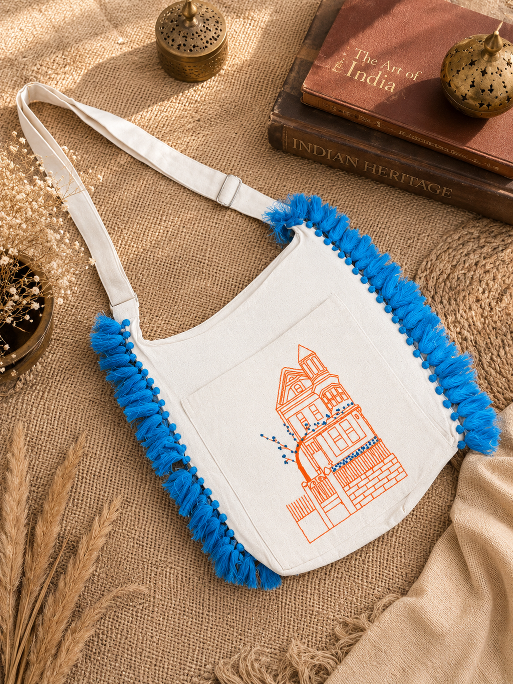 Cotton Jhola Bag For Market Shopping