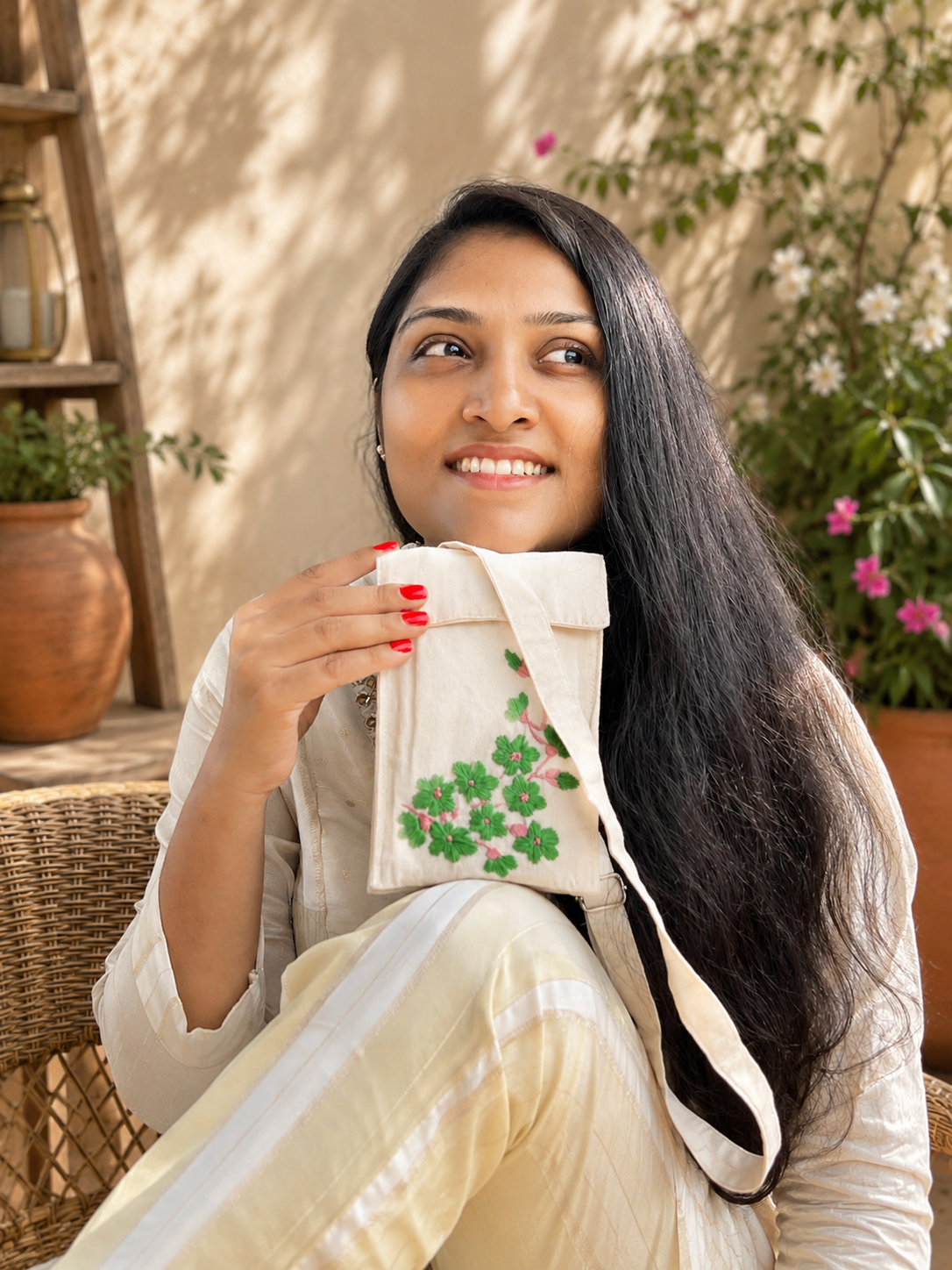 Premium Handcrafted Embroidered Phone Cover