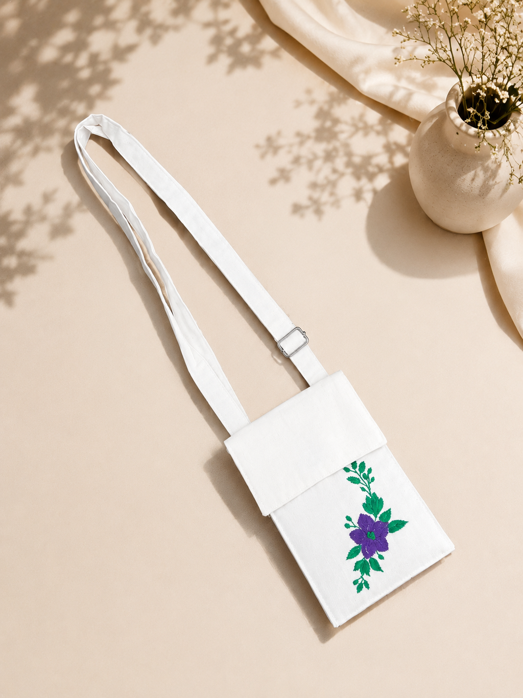 Embroidered Mobile Phone Cover