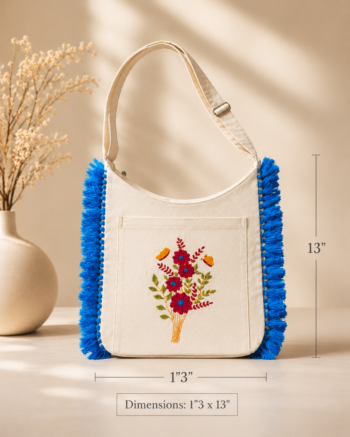 Handmade Embroidered Jhola Bag Ladies