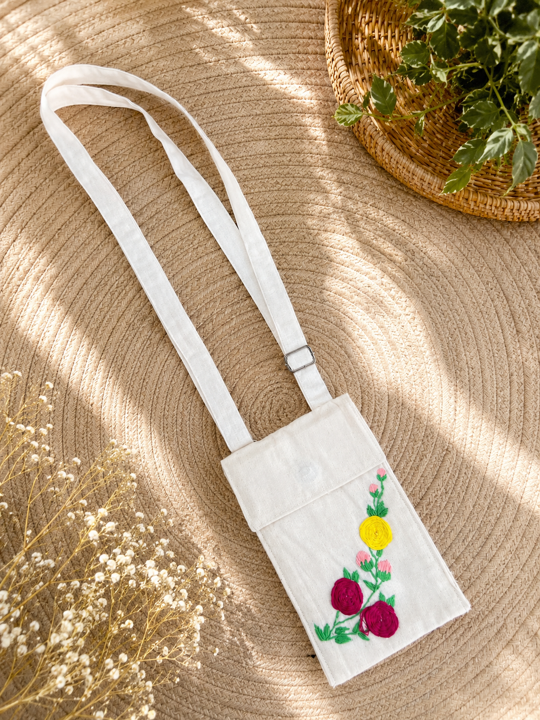 Handcrafted Royal Embroidery Mobile Cover