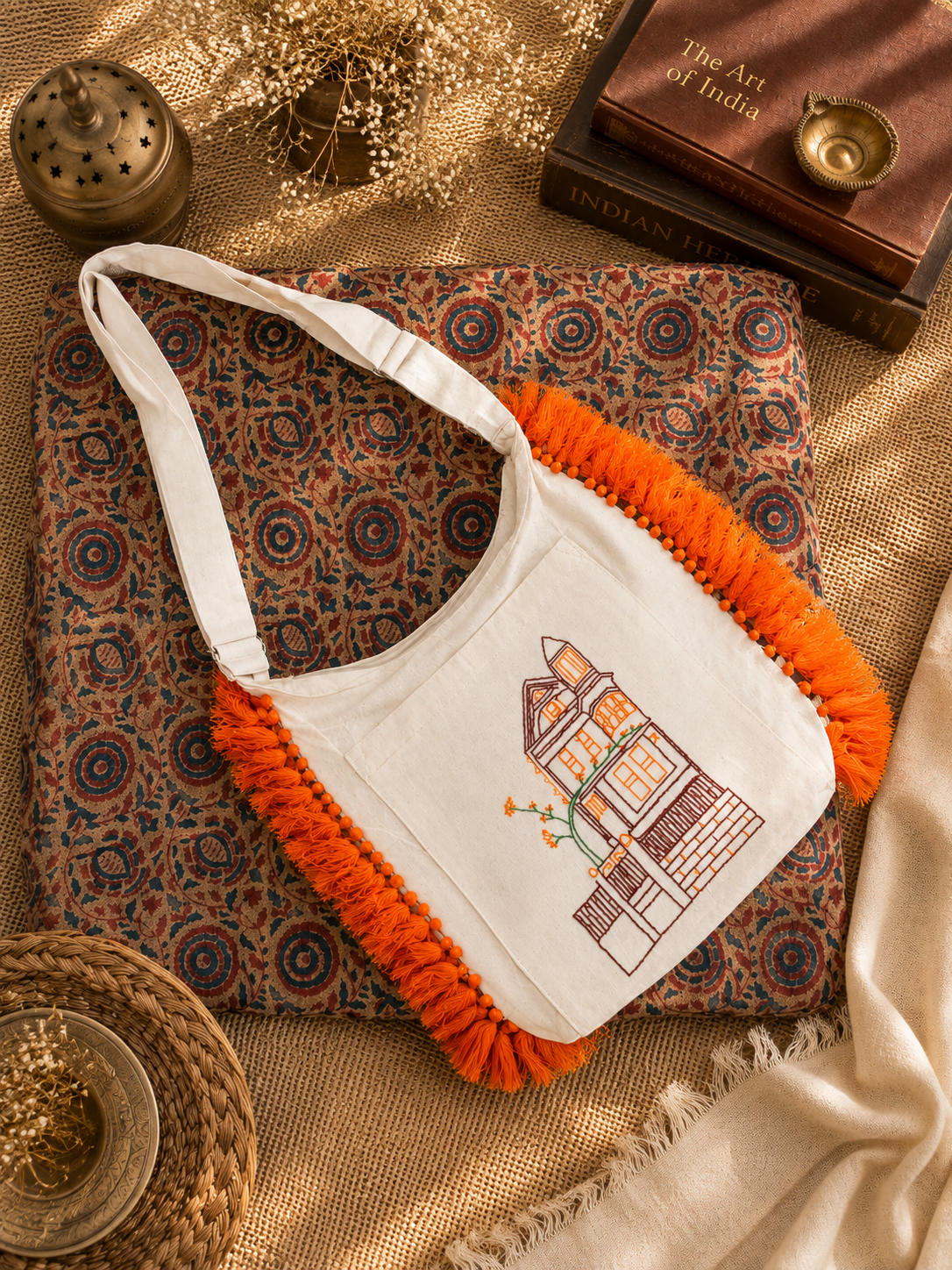 Cotton Jhola Bag For Market Shopping