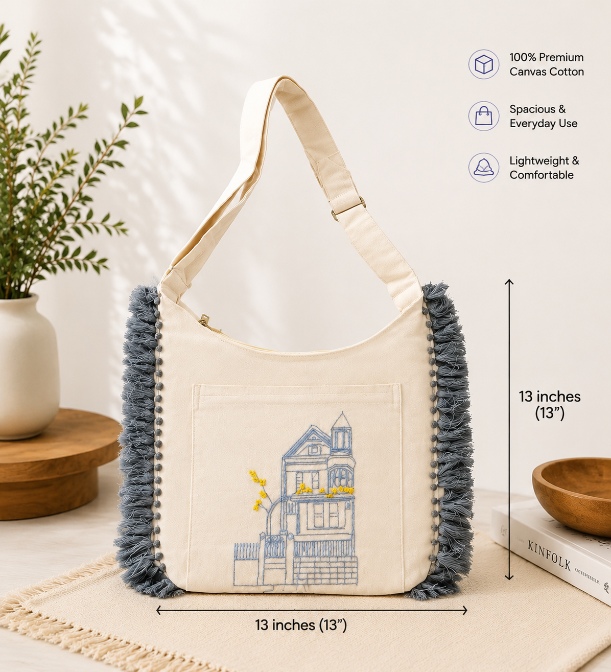 Eco Cotton Jhola Bag Women