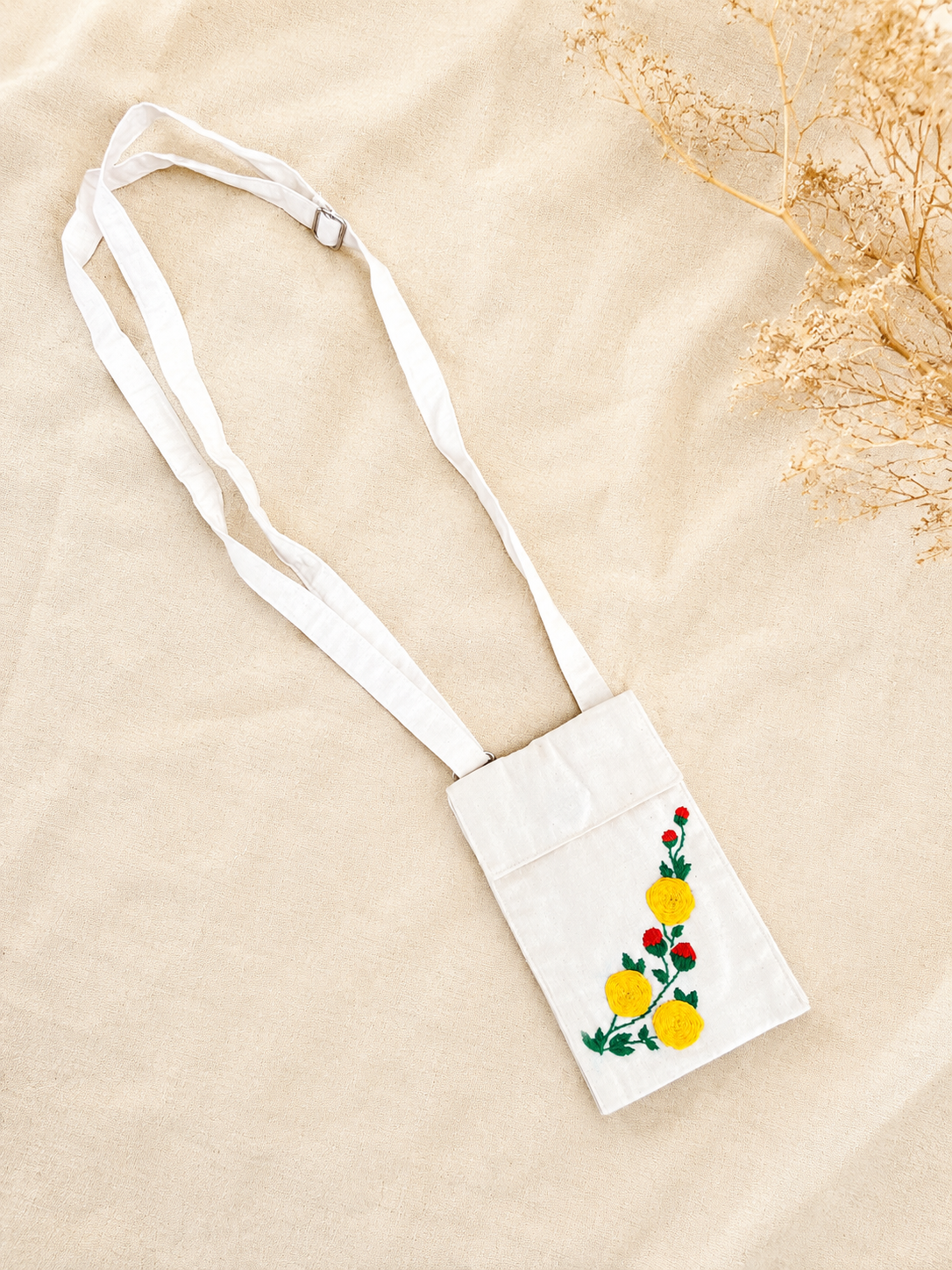 Handcrafted Royal Embroidery Mobile Cover