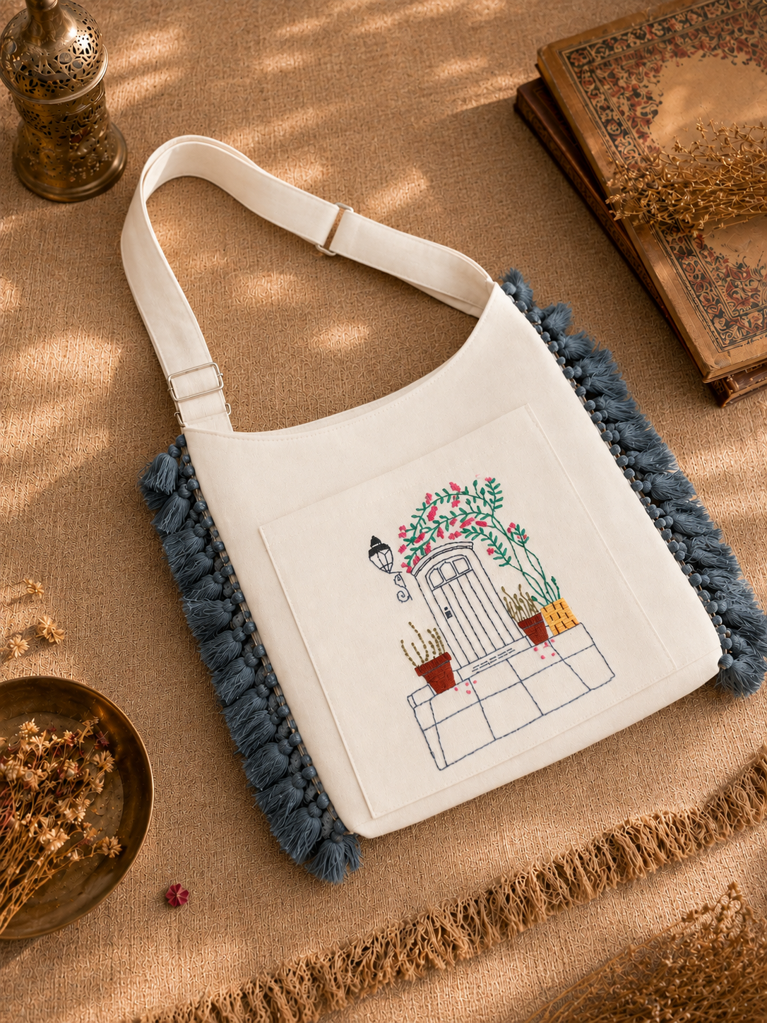 Handmade Embroidery Jhola Bag Corporate Gift Women