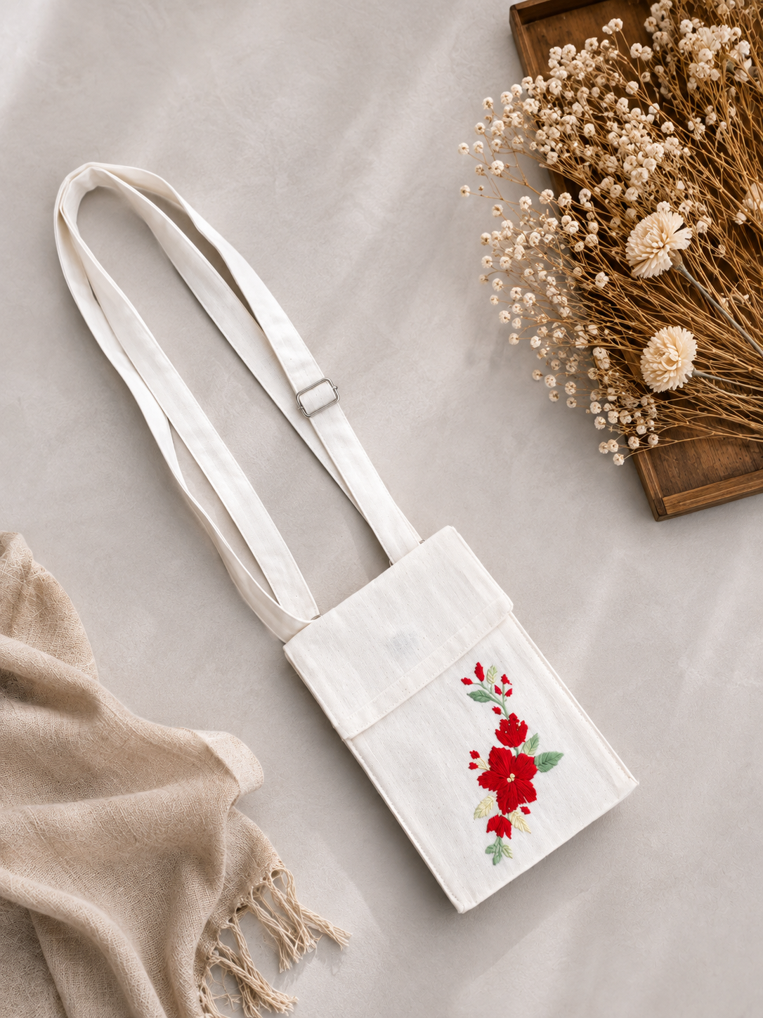 Embroidered Mobile Phone Cover