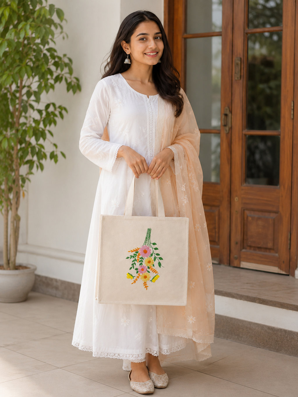 Eco Friendly Cotton Tote Bag Women