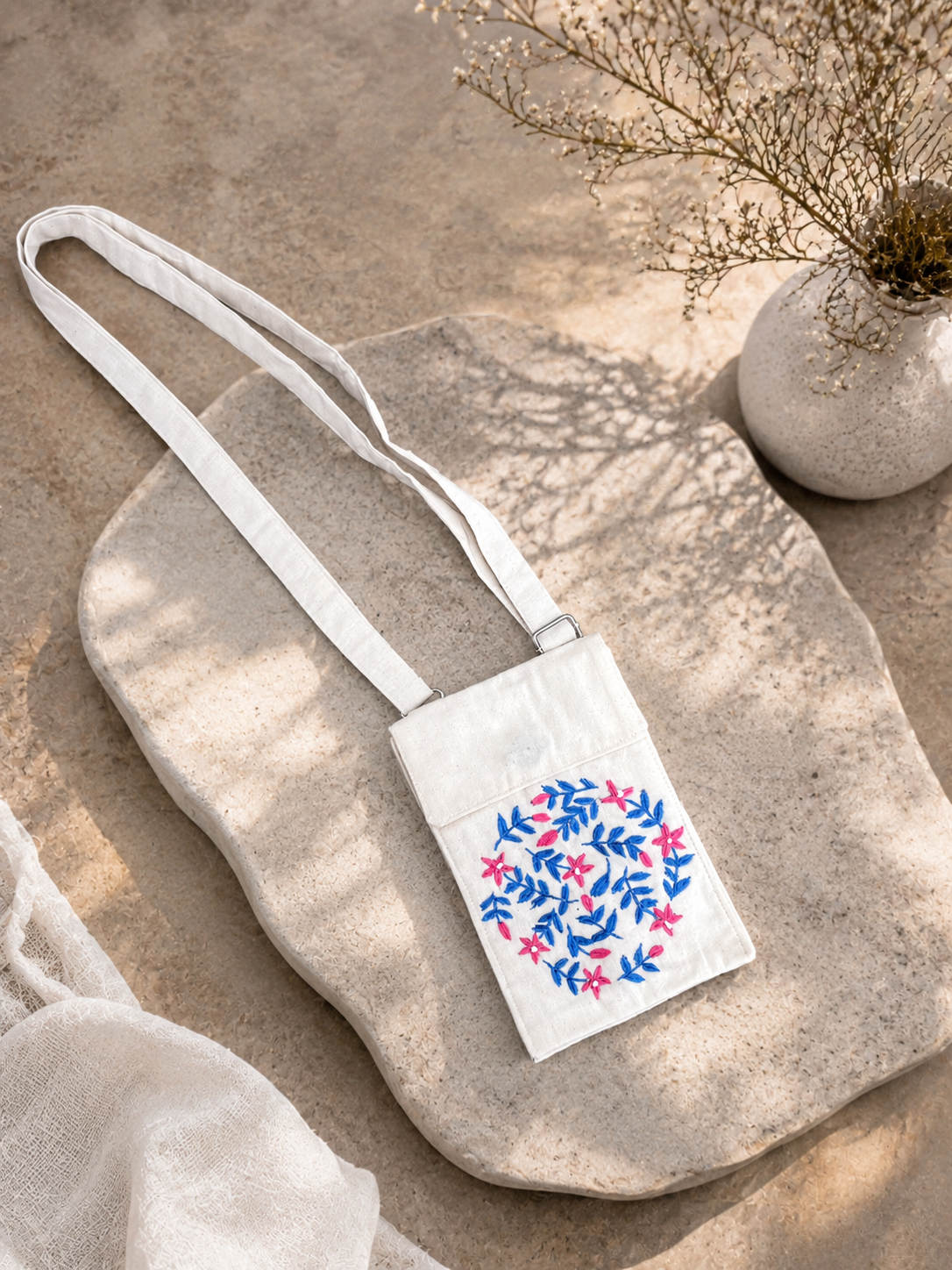 Handcrafted Embroidered Phone Cover