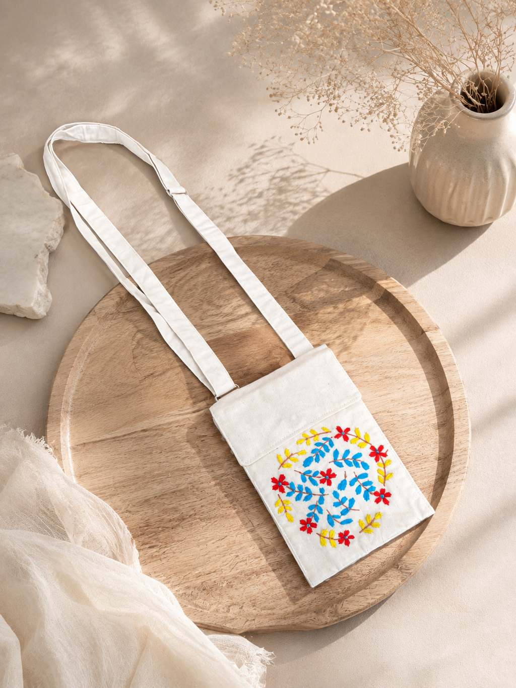Handcrafted Embroidered Phone Cover