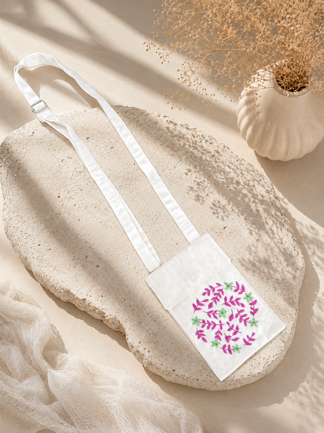 Handcrafted Embroidered Phone Cover