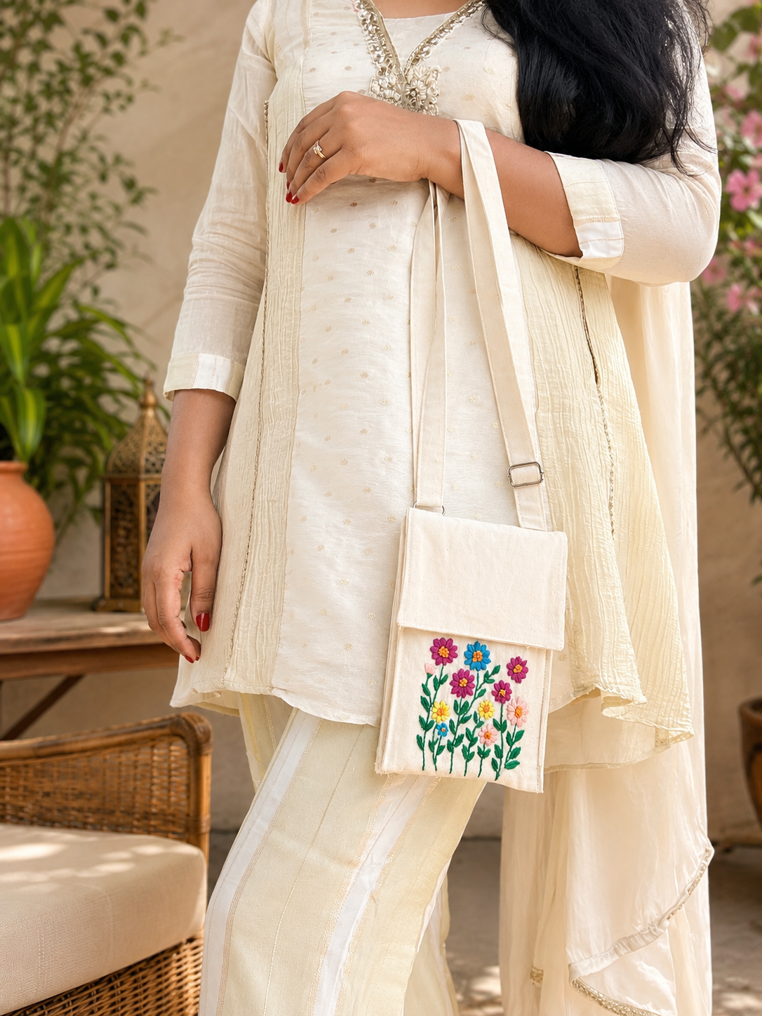 Embroidered Phone Pouch | Embroidered Mobile Cover
