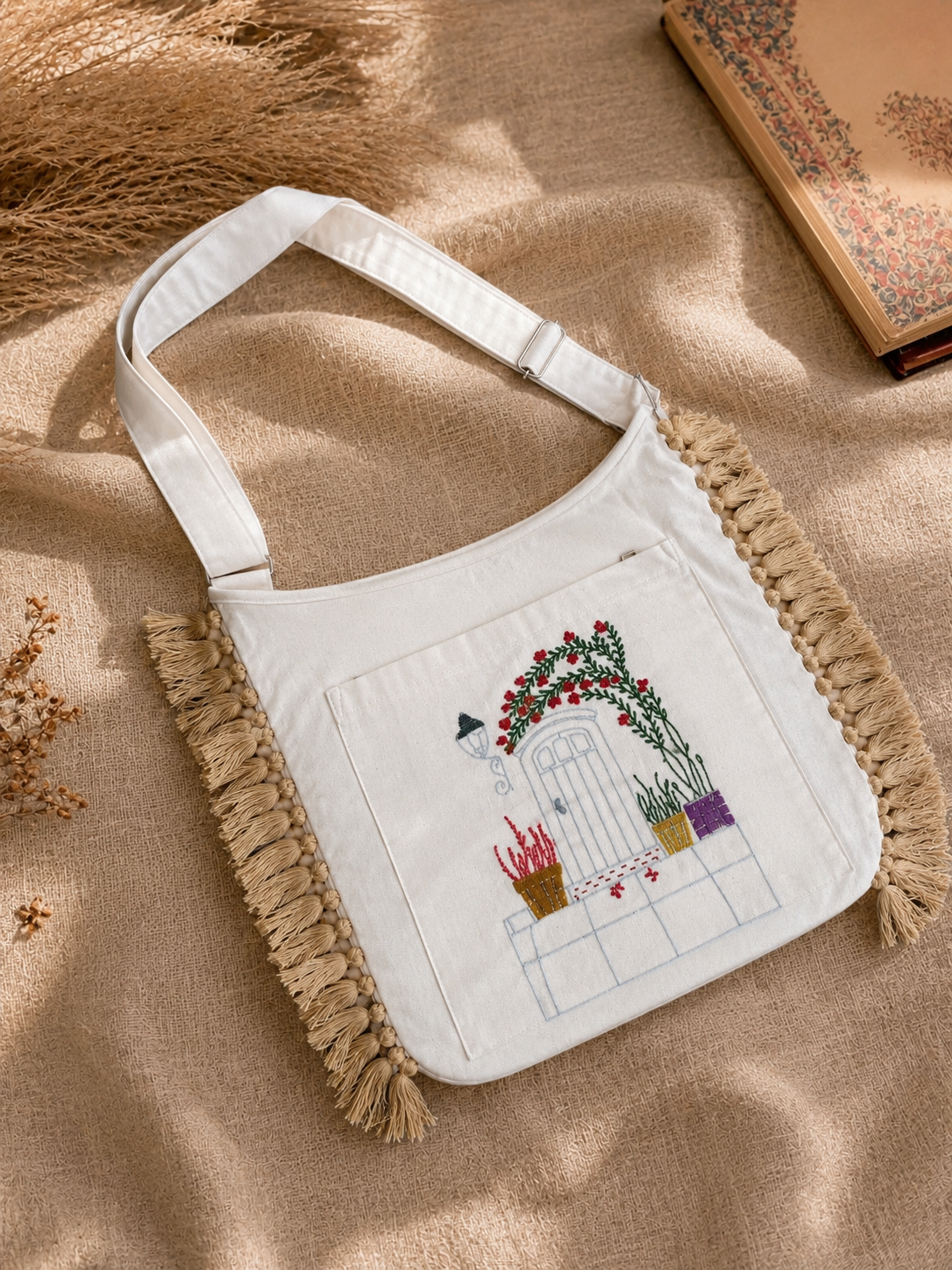 Handmade Embroidery Jhola Bag Corporate Gift Women