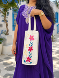 Painted Water Bottle Bag