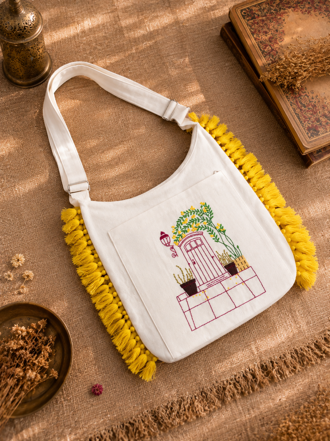 Handmade Embroidery Jhola Bag Corporate Gift Women