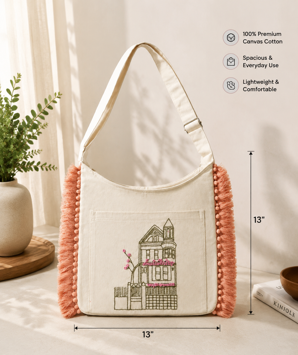 Cotton Jhola Bag For Market Shopping