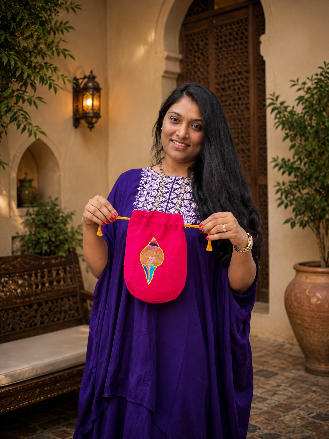 Eco Cotton Batwa Potli Ladies