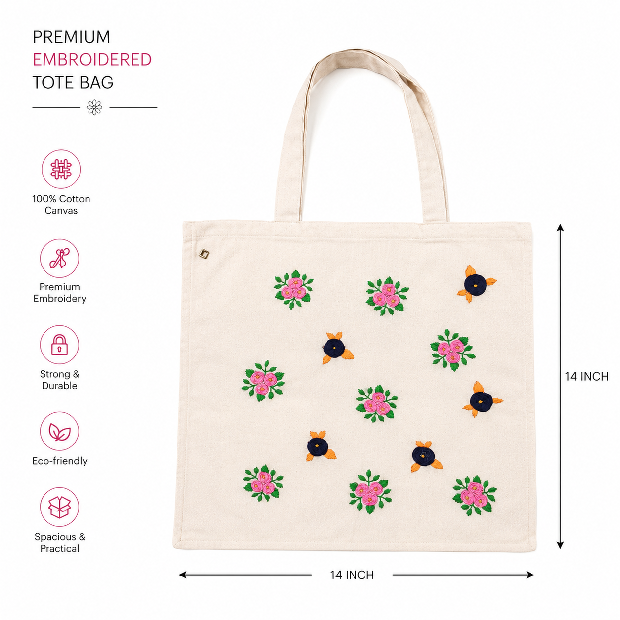 Cotton Jhola Tote Bag Ladies