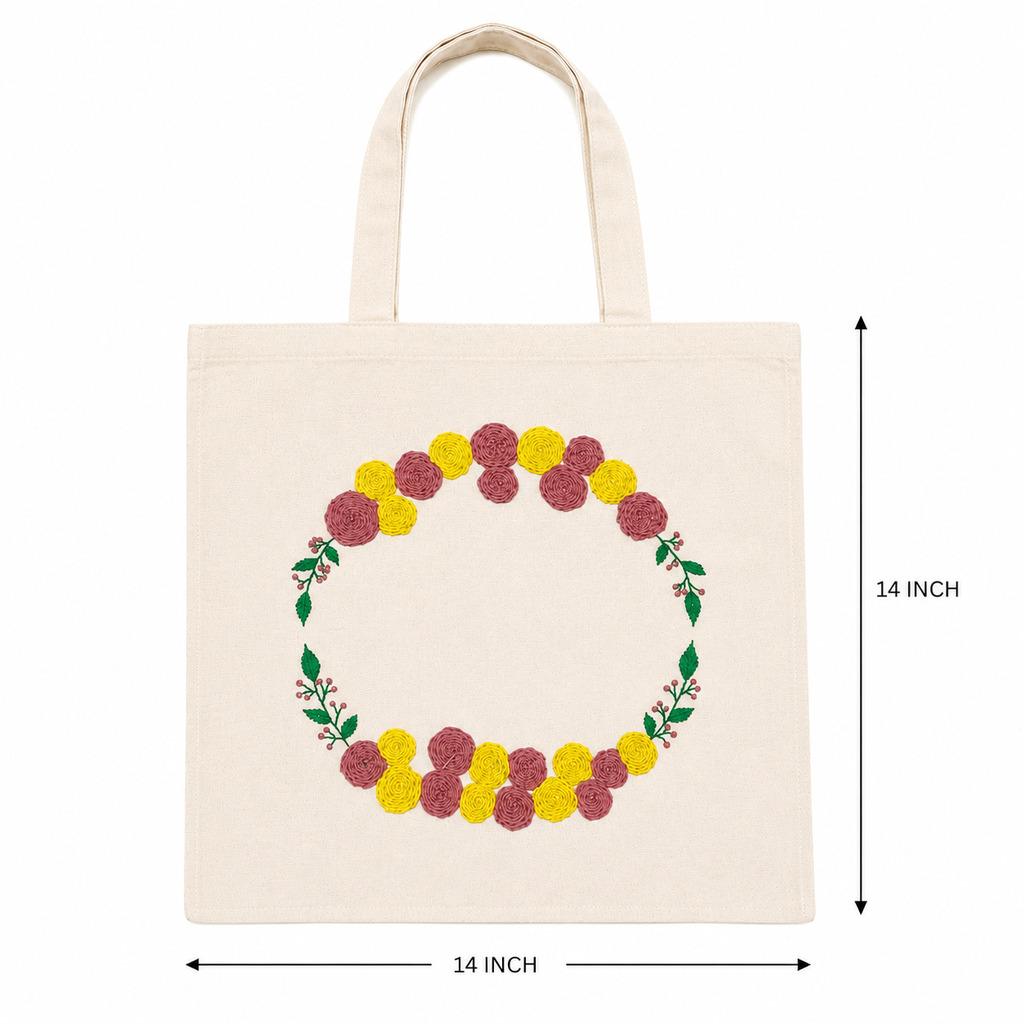 Handcrafted Ladies Cotton Tote Bag