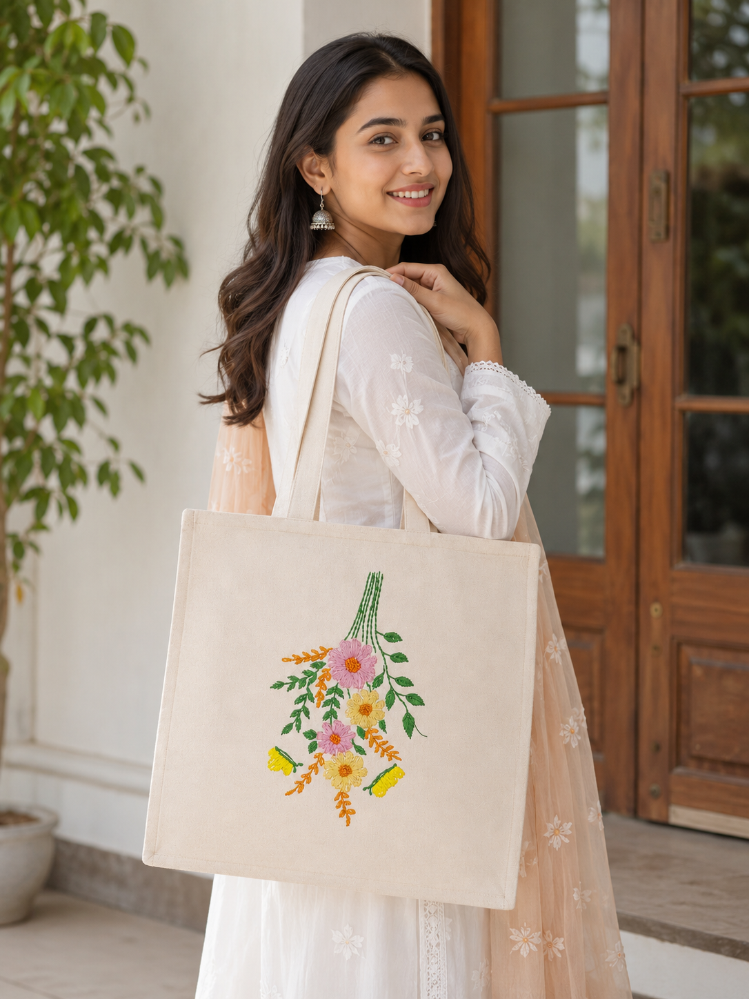 Eco Friendly Cotton Tote Bag Women