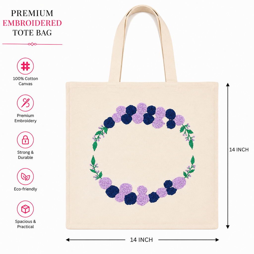 Cotton Tote Bag For Working Women