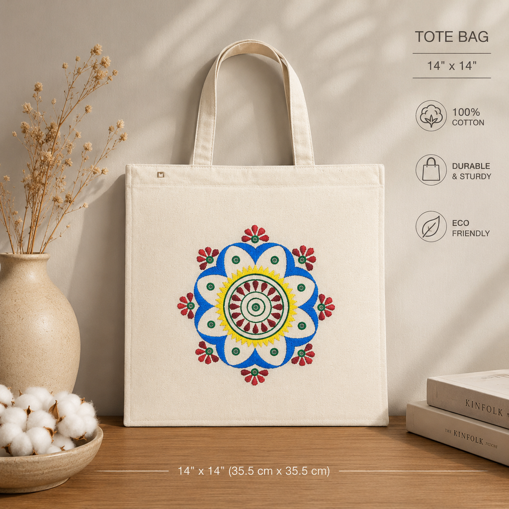 Cotton Travel Tote Bag For Ladies