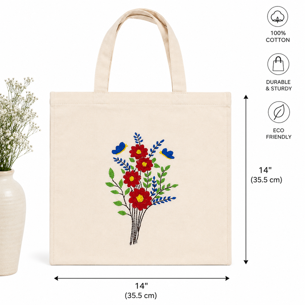 Handcrafted Cotton Tote Bags Ladies