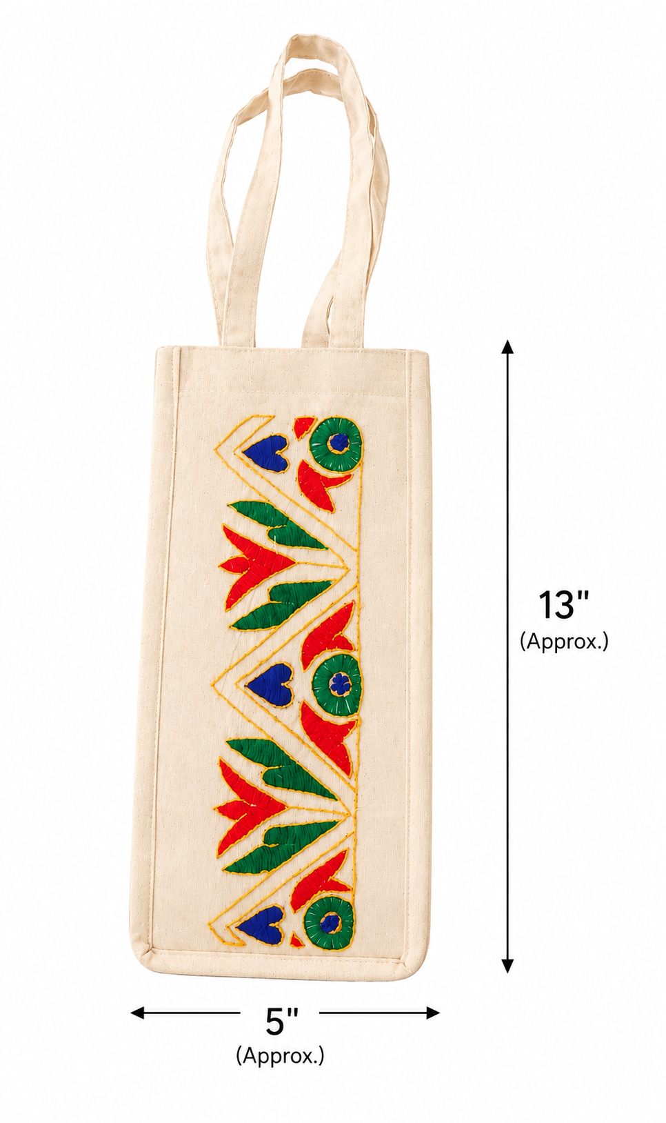 Boho Cotton Bottle Bag Girls