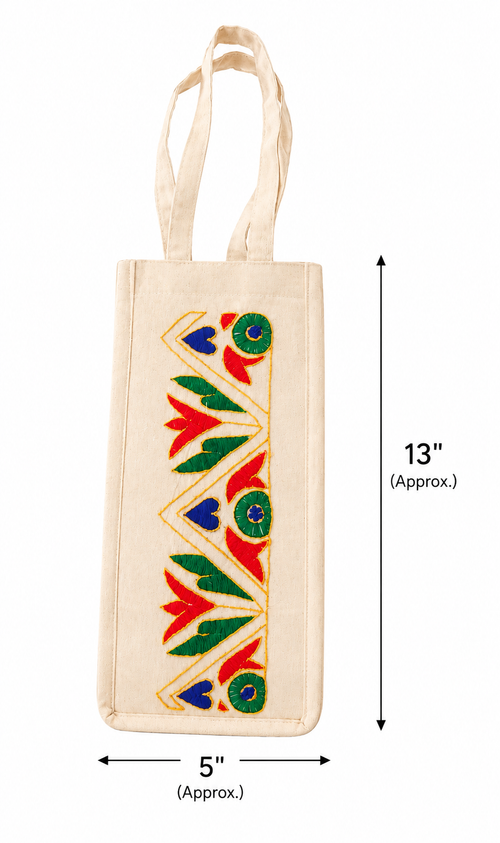 Boho Cotton Bottle Bag Girls