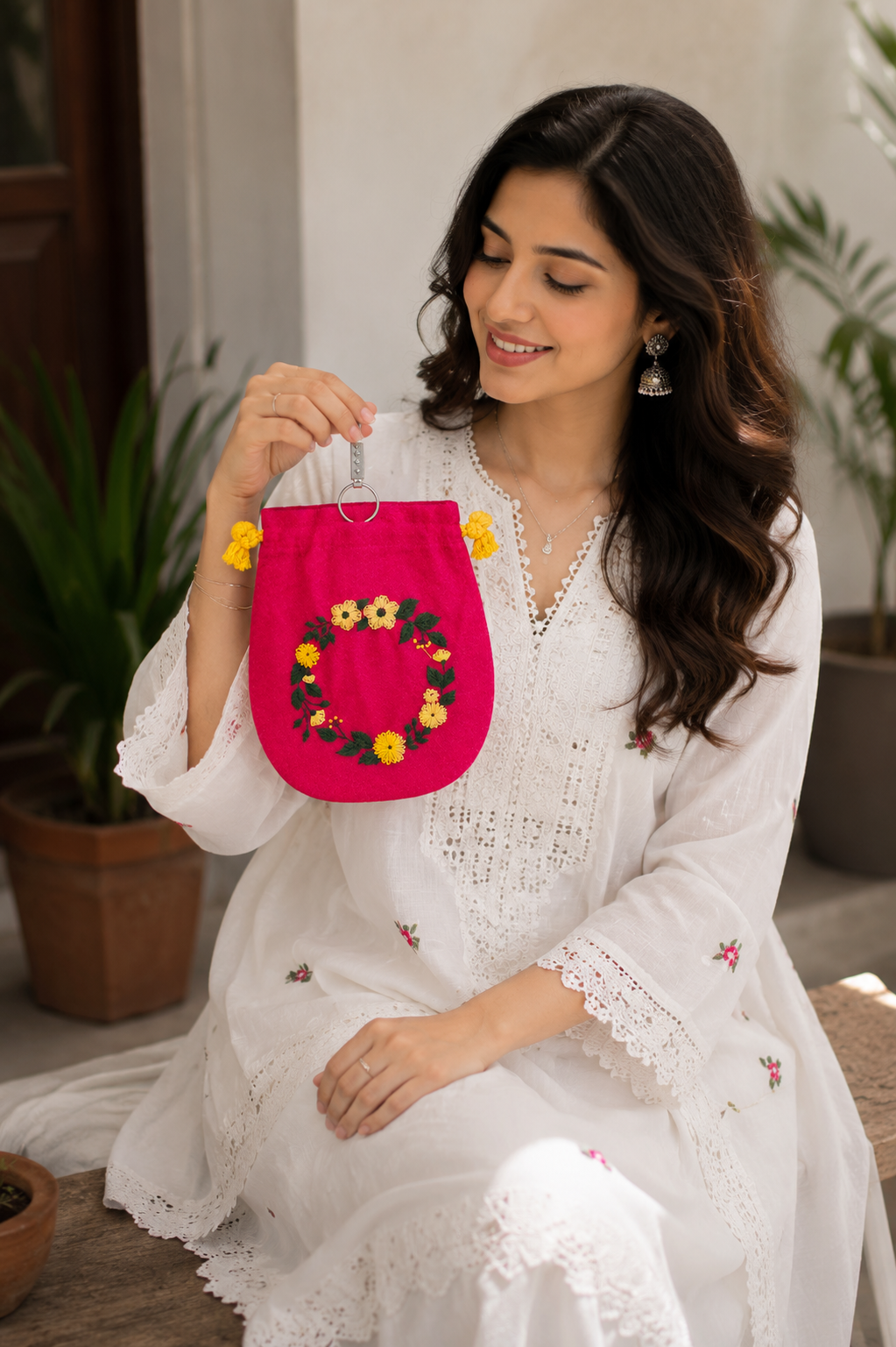 Cotton Batwa Potli Bag Eid
